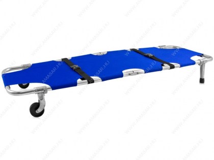 hordágy, sürgősségi, 2 zónás, 185x52x23cm, kék, kerék, gurulós, minőségi, összecsukható, hordozható, quirumed, budapest