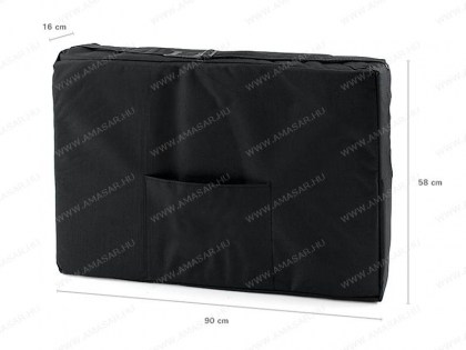 masszázságy, favázas, 2 zónás, pisztácia zöld, 182x60cm, quirumed, minőségi, hordozható, összecsukható, budapest, egészségpénztár, amasar