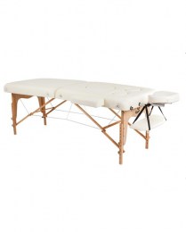 masszázságy, terhes, 2 zónás, favázas, 195x71cm, beige, minőségi, összecsukható, hordozható, quirumed, budapest