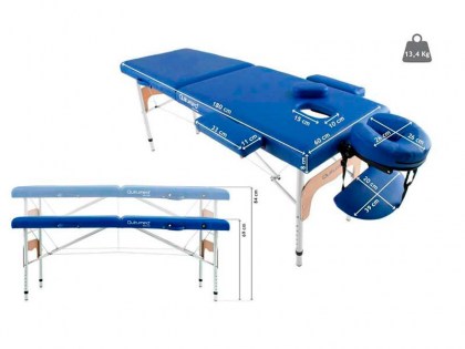 masszázságy, 2 zónás, aluvázas, quirumed, minőségi, fehér, 180x60 cm, amasar, budapest