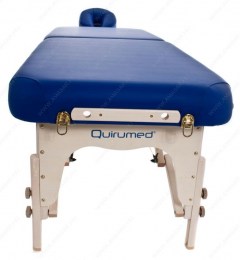 masszázságy, 2 zónás, favázas, shiatsu, vastag párnázat, 184x63cm, kék, minőségi, összecsukható, hordozható, quirumed, budapest