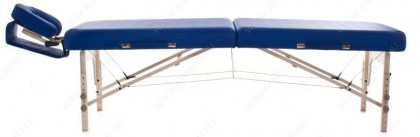 masszázságy, 2 zónás, favázas, shiatsu, vastag párnázat, 184x63cm, kék, minőségi, összecsukható, hordozható, quirumed, budapest