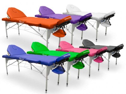 masszázságy, 3 zónás, aluvázas, 186x66cm, fehér, minőségi, összecsukható, hordozható, quirumed, budapest