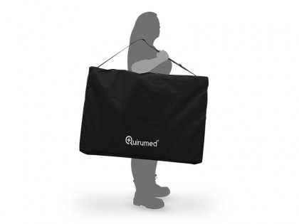 masszázságy, 3 zónás, aluvázas, 194x70cm, narancs, minőségi, összecsukható, hordozható, quirumed, budapest