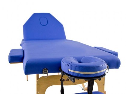 masszázságy, 3 zónás, favázas, elite, prémium minőségű, vastag párnázat, 194x70cm, rózsaszín, minőségi, összecsukható, hordozható, quirumed, budapest