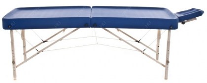 masszázságy, 2 zónás, favázas, ajurvedikus, vastag párnázat, 192x75cm, kék, minőségi, összecsukható, hordozható, quirumed, budapest