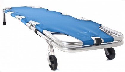 hordágy, sürgősségi, 2 zónás, 185x54x24cm, kék, háttámla, kerék, gurulós, minőségi, összecsukható, hordozható, quirumed, budapest