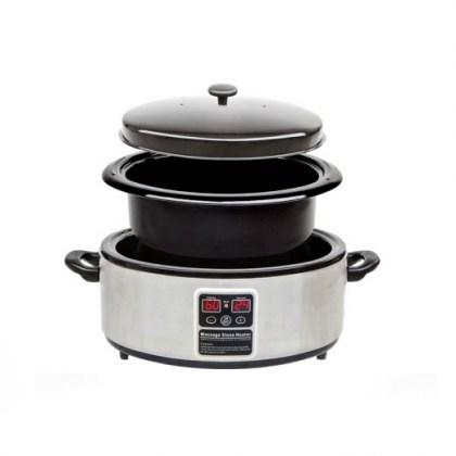 lávakőmelegítő, edény, 6 literes, 36 db, quirumed, amasar, budapest