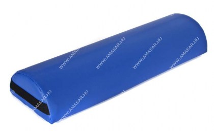 hengerpárna, fél hengerpárna, quirumed, minőségi, kék, 55x18 cm, quirumed, amasar, budapest