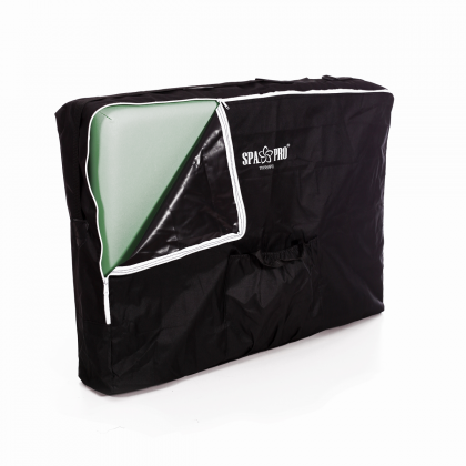 masszázs kellék, masszázságy hordtáska, gurulós, vállra akasztható, cipzárral, quirumed, minőségi, fekete, 98x72x23 cm, amasar, budapest