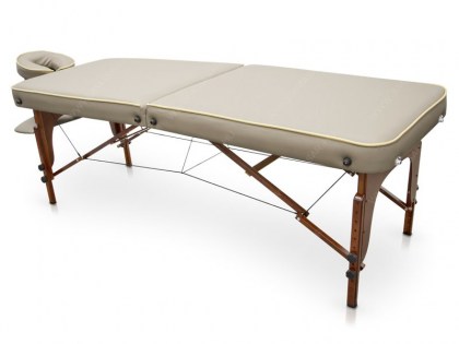 masszázságy, 2 zónás, favázas, SPA, beige, 185x70, világos barna, innovatív, minőségi, összecsukható, hordozható, quirumed, budapest