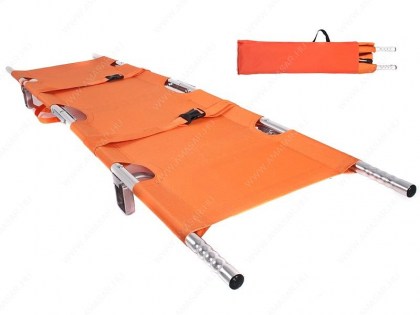 hordágy, sürgősségi, 2 zónás, aluvázas, 215x52cm, narancs, minőségi, összecsukható, hordozható, quirumed, budapest